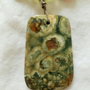 𝅺genuine Stone Necklace